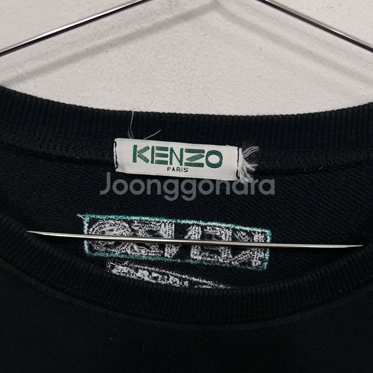 겐조 파리스 빅 자수로고 타이거 맨투맨--2