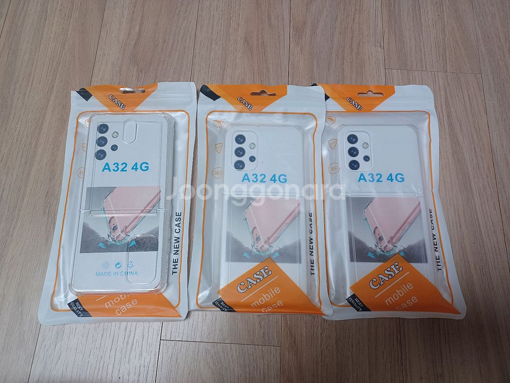 삼성 A32 4G 투명 폰케이스 새제품 3개--0