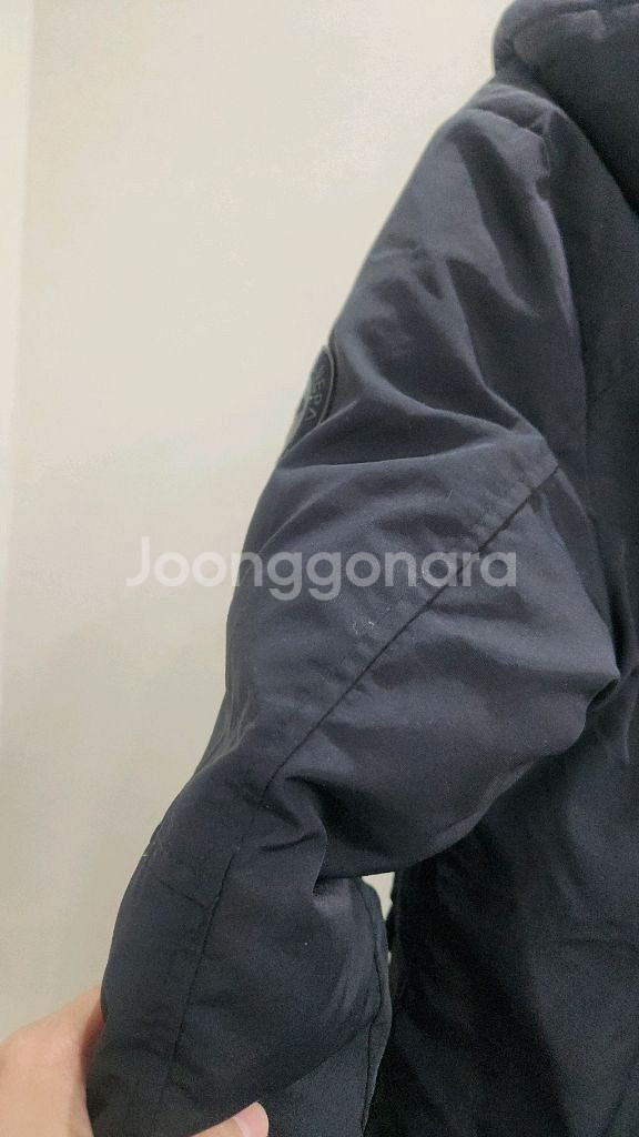 네파 키즈 블랙 덕다운 패딩 점퍼 140--4