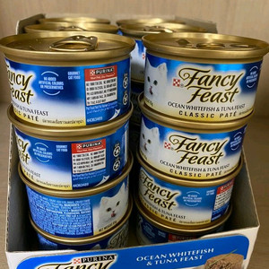 고양이 팬시피스트 화이트라벨 참치와 흰살생선
