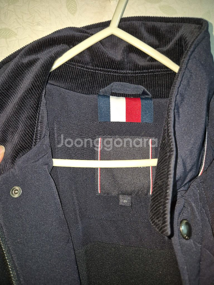 타미힐피거 퀼팅 자켓 깔깔이 항공 자켓 M 네이비 팝니--4