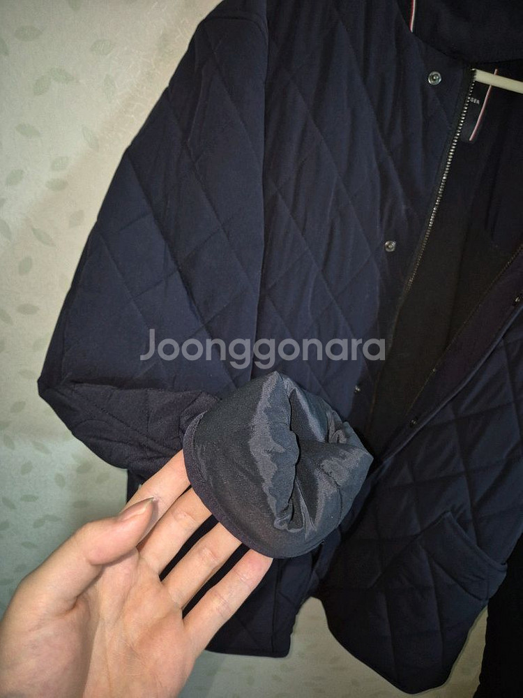 타미힐피거 퀼팅 자켓 깔깔이 항공 자켓 M 네이비 팝니--3