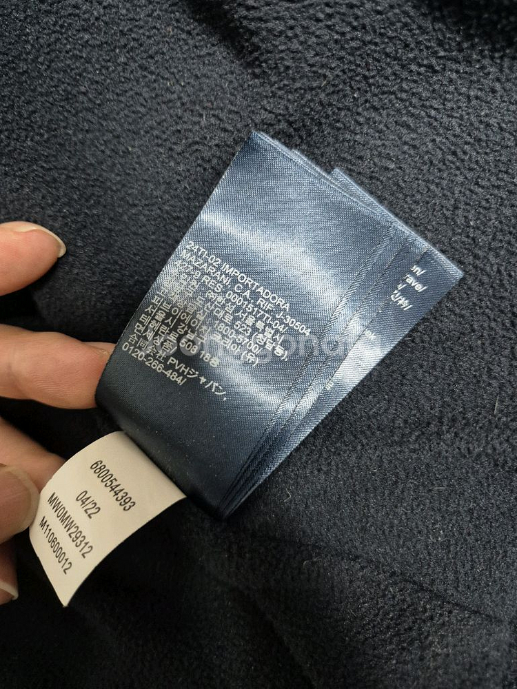 타미힐피거 퀼팅 자켓 깔깔이 항공 자켓 M 네이비 팝니--6