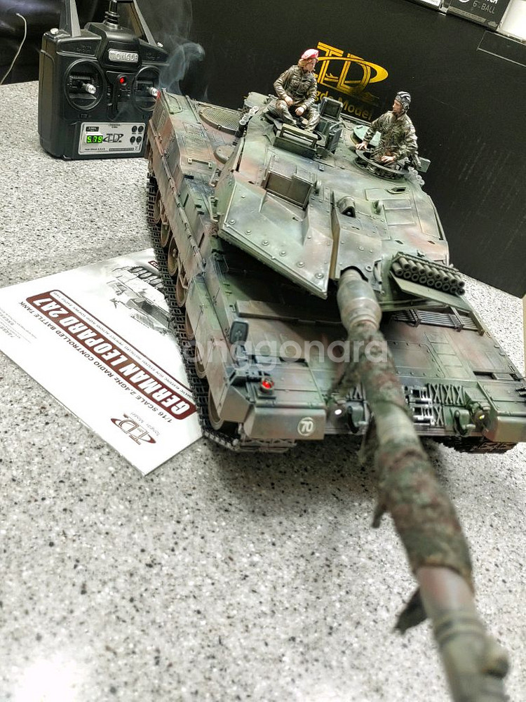 각종교신가능1:16RC카탱크New독일레오파드2A7알씨카*정밀도색작~헤이리영웅--8