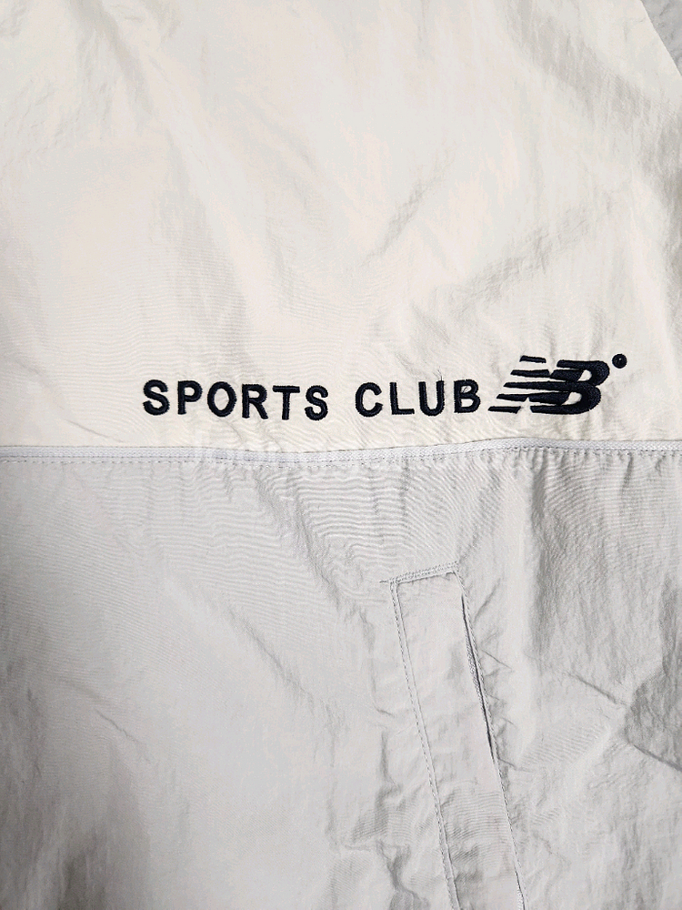 뉴발란스 배색 반팔 아노락 자켓 NBNAC22513(새--1