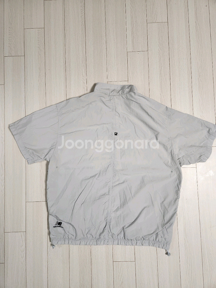 뉴발란스 배색 반팔 아노락 자켓 NBNAC22513(새--12