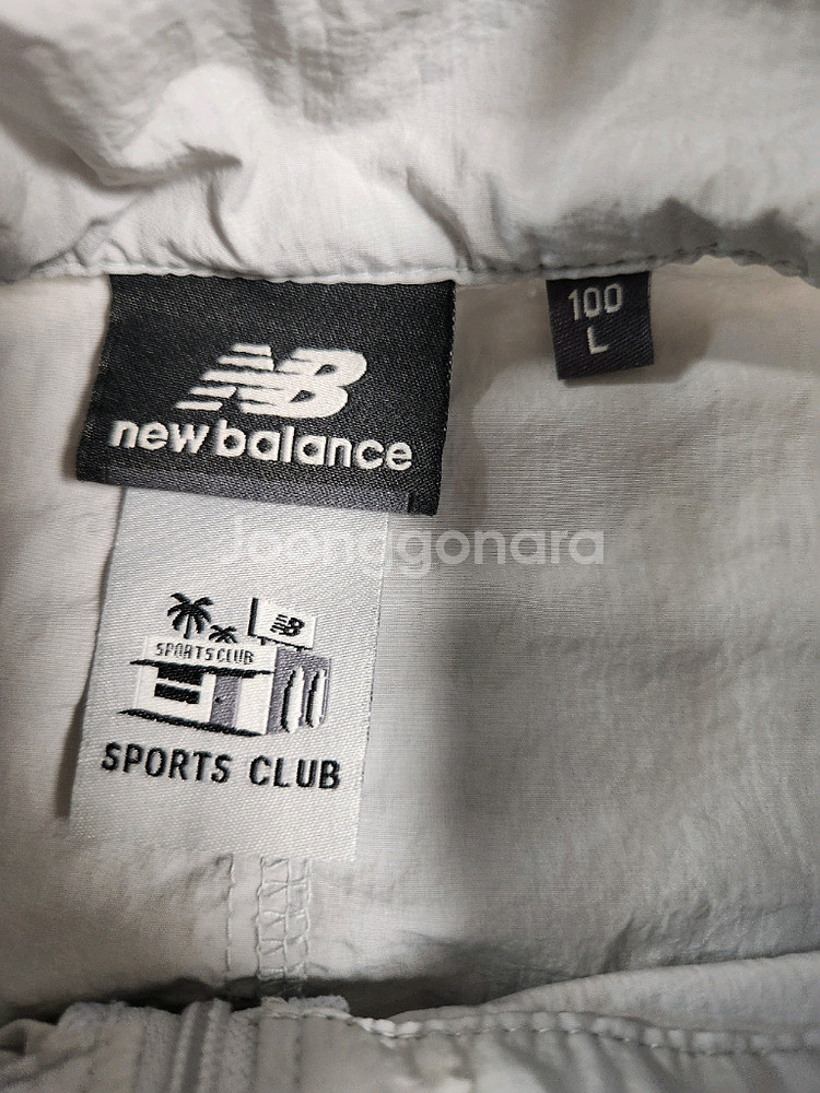 뉴발란스 배색 반팔 아노락 자켓 NBNAC22513(새--14