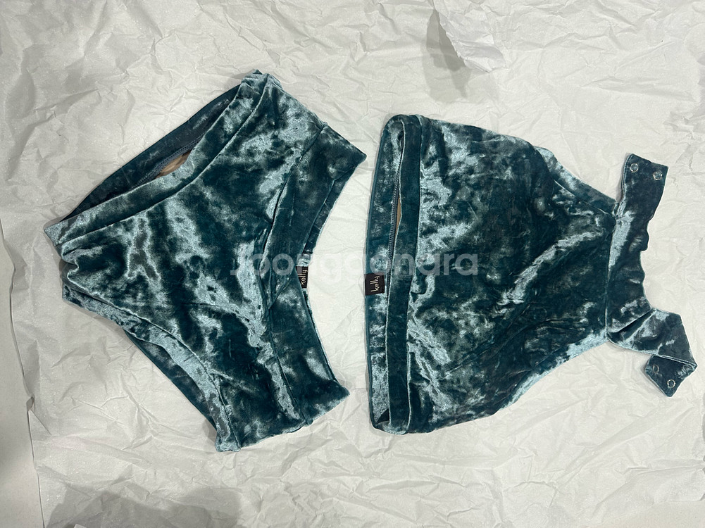 켈리 스포츠 벨벳 폴웨어 세트 M--0