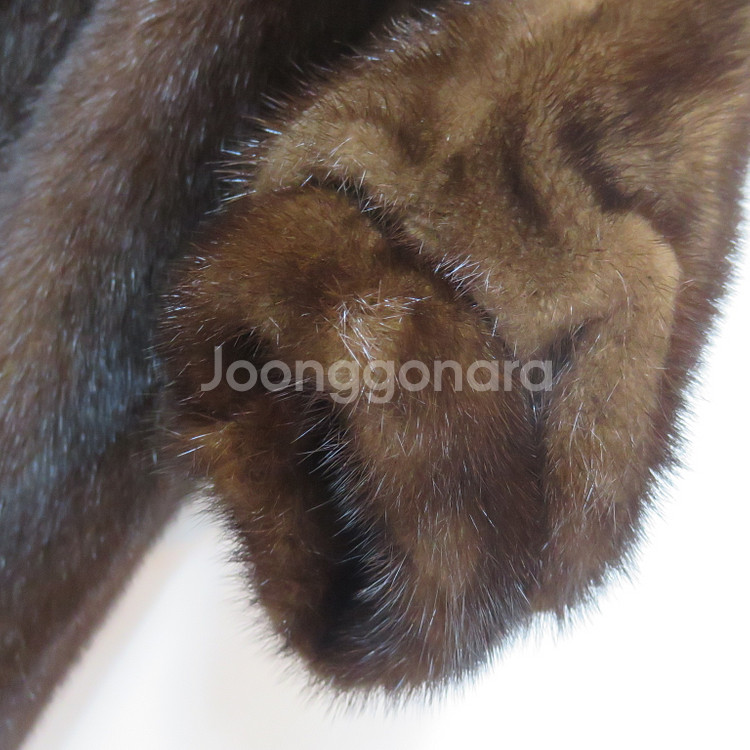 근화모피 사가밍크 천연 밍크 코트--3