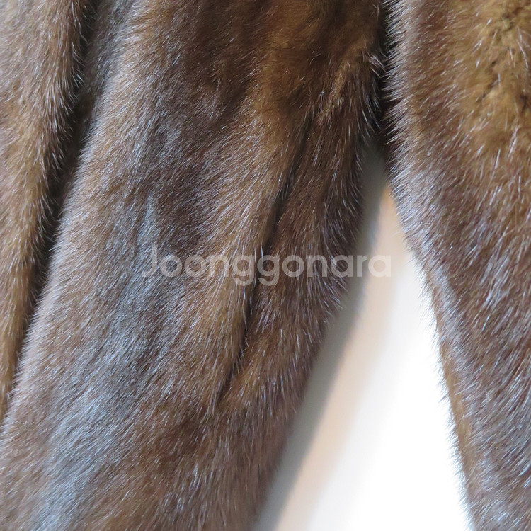 근화모피 사가밍크 천연 밍크 코트--4