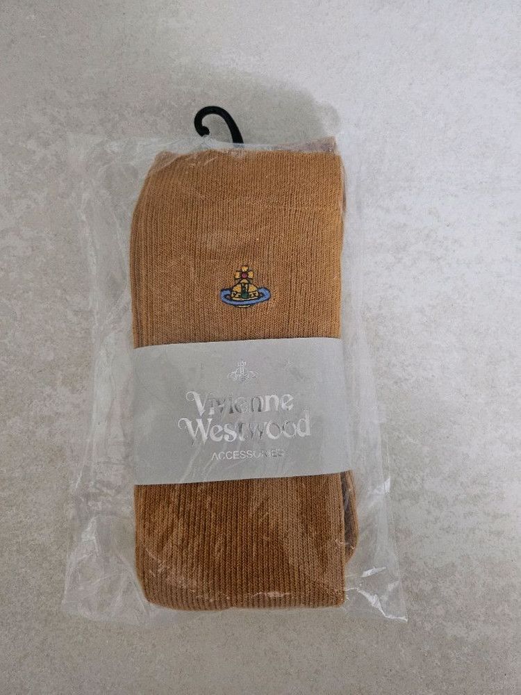 비비안웨스트우드 오버니삭스 새상품(라운딩, 필라테스양말 이미지