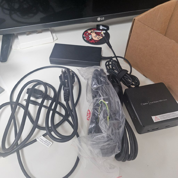 벨킨 USB-C 듀얼 독 INC002qc 도킹스테이션 이미지