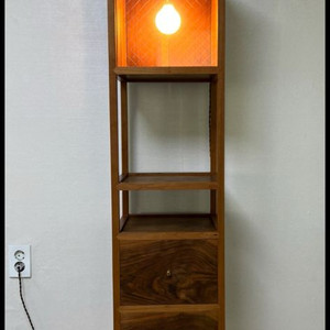 원목 사방탁자 수제 서랍장 도자기 거실 인테리어 집 꾸