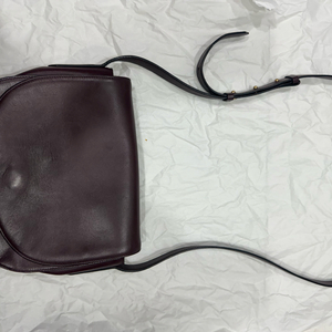 빈폴 가죽 크로스백 버건디