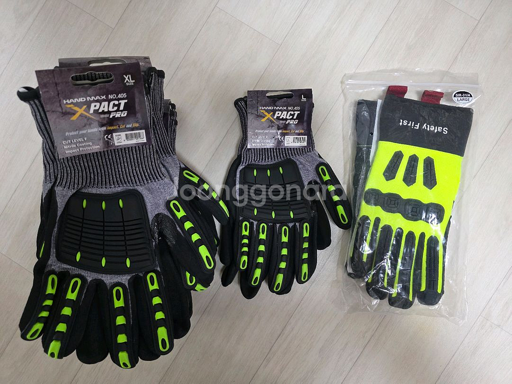 핸드맥스 엑스팩트PRO405 충격 베임 방지장갑 28개--0