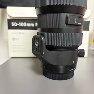 시그마 아트 50-100 렌즈 캐논