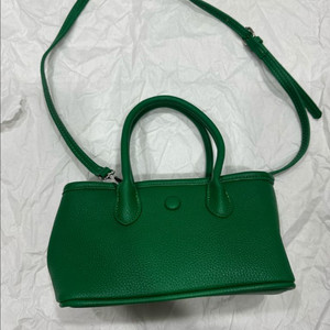 미니 가죽 토트백 겸 숄더백 (그린/화이트 둘다 새상품