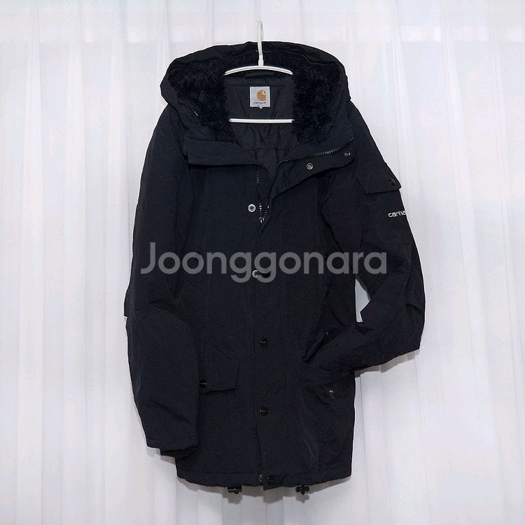 칼하트 WIP 앵커리지 패딩 파카 올블랙 95-100--0