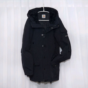 칼하트 WIP 앵커리지 패딩 파카 올블랙 95-100