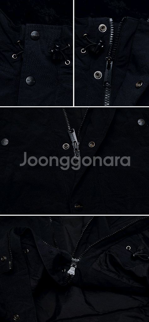 칼하트 WIP 앵커리지 패딩 파카 올블랙 95-100--8