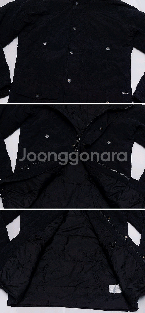 칼하트 WIP 앵커리지 패딩 파카 올블랙 95-100--5