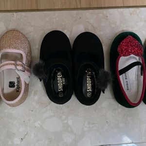 여아신발140사이즈3켤레 일괄 (키펀트,슈펜,빔보빔바)