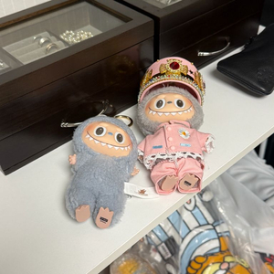 팝마트 라부부 키링 2종 일괄 (솔트,세서미빈)