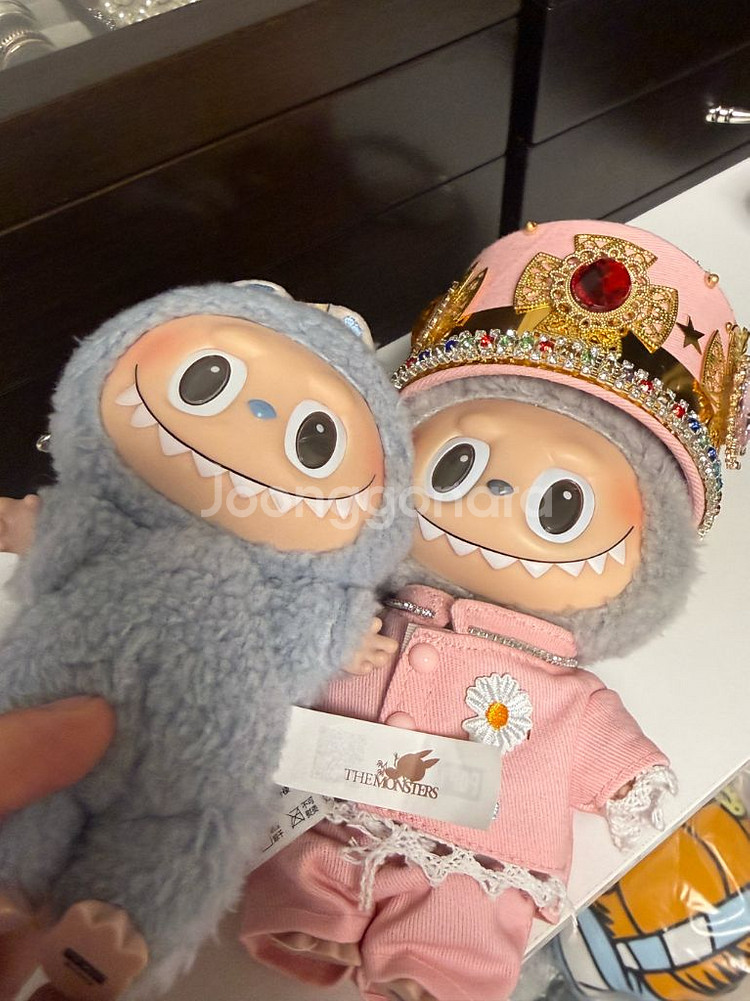 팝마트 라부부 키링 2종 일괄 (솔트,세서미빈)--1