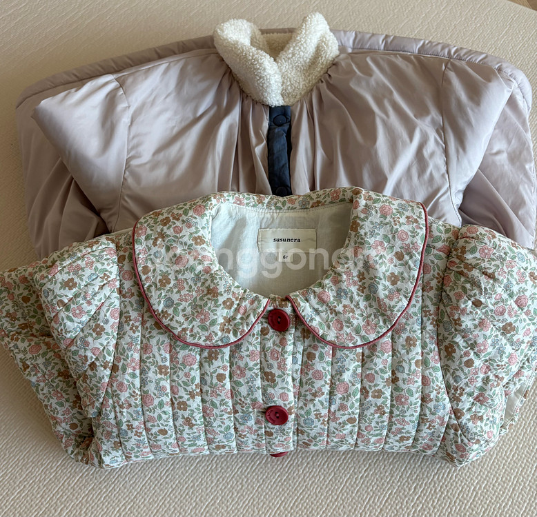 슈슈앤크라 누빔자켓--7