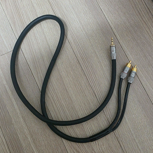 오디오플러스 3.5스테레오 rca to 2rca 1m