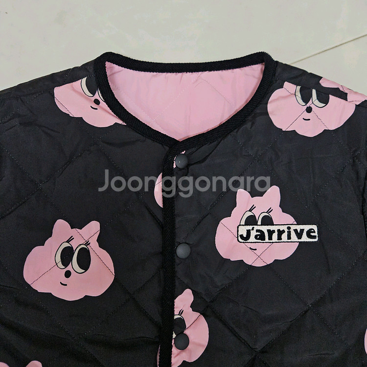 리미떼두두 양면 누빔 패딩 자켓 XL--4