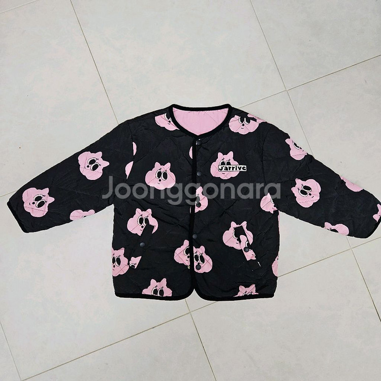 리미떼두두 양면 누빔 패딩 자켓 XL--3