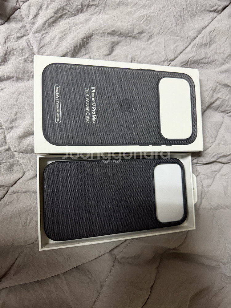 아이폰 17 프로 맥스 테크우븐 케이스 블랙 새상품--1