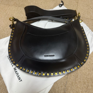 이자벨마랑 오스카문 블랙 레더백 팝니다