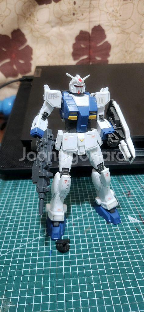 HG GTO 디오리진 국지형 건담 가조립 (뿔 수리)--0