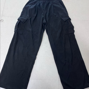 가까이유니언즈 블랙 카고 와이드 M