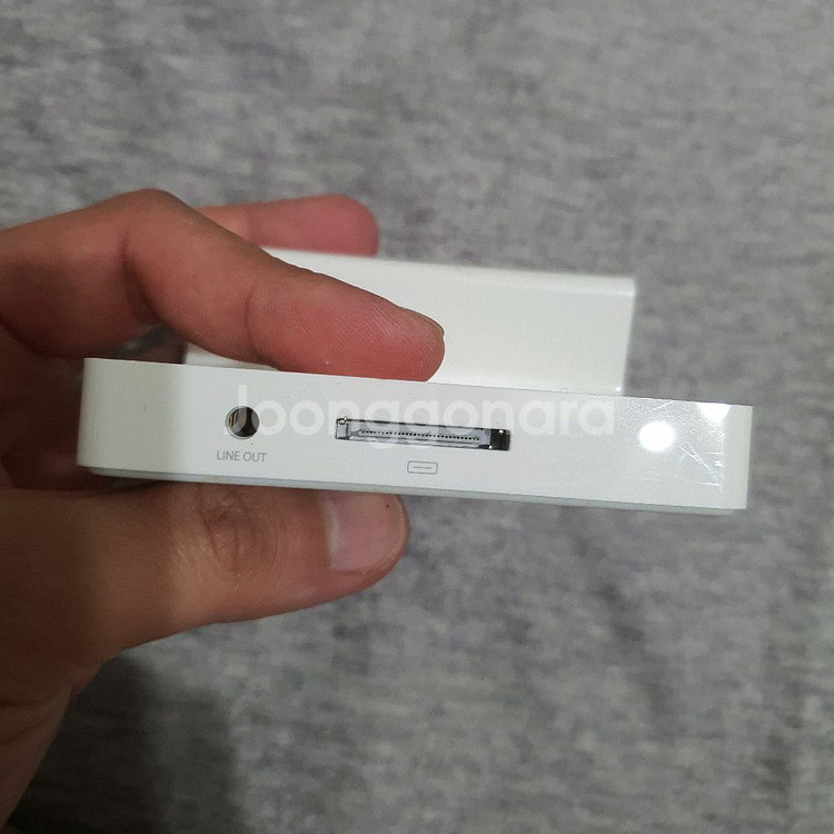 아이폰 아이팟 충전 거치대 A1381 흰색--5