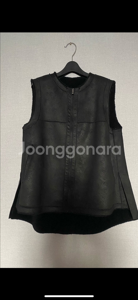 에셀리아 양면 베스트+머플러 세트--3