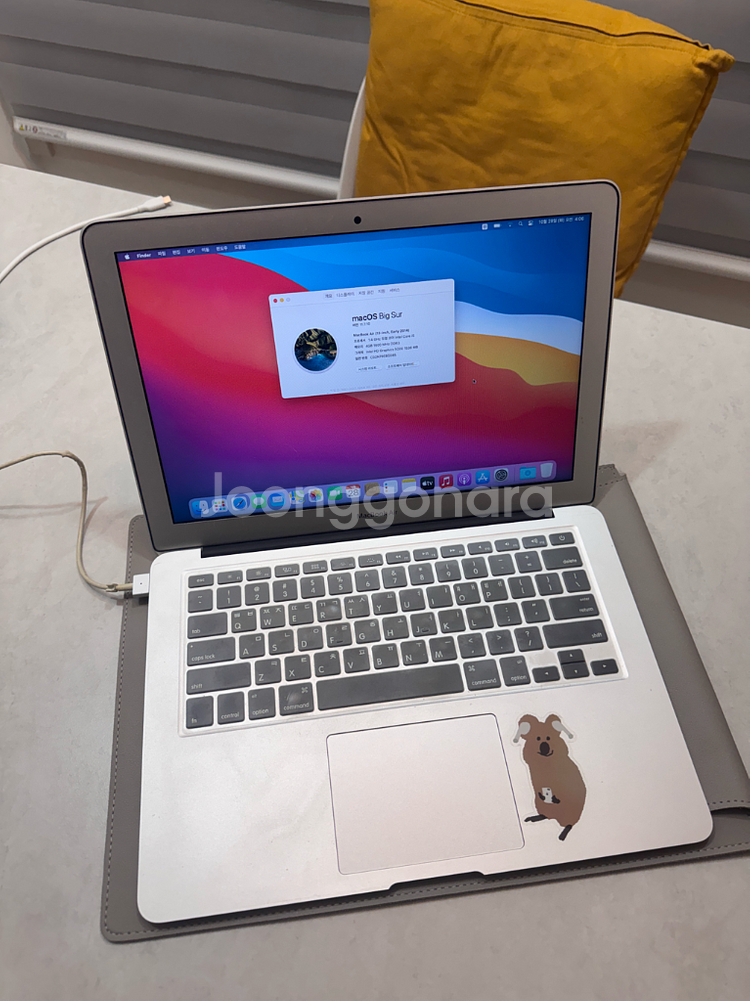 맥북에어 13인치 2014년형 부품용--0