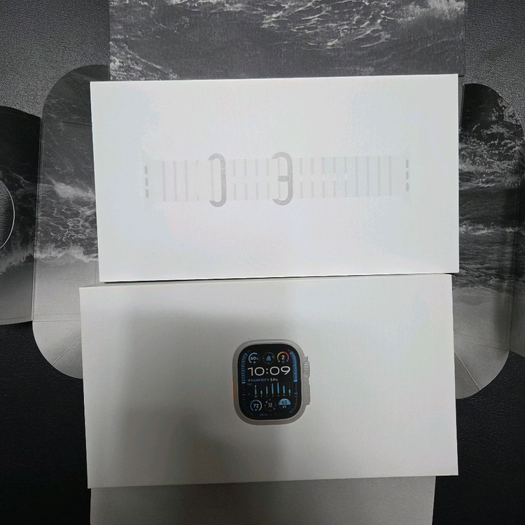s급 애플워치 울트라2 49mm 내추럴 티타늄 팝니다!--1