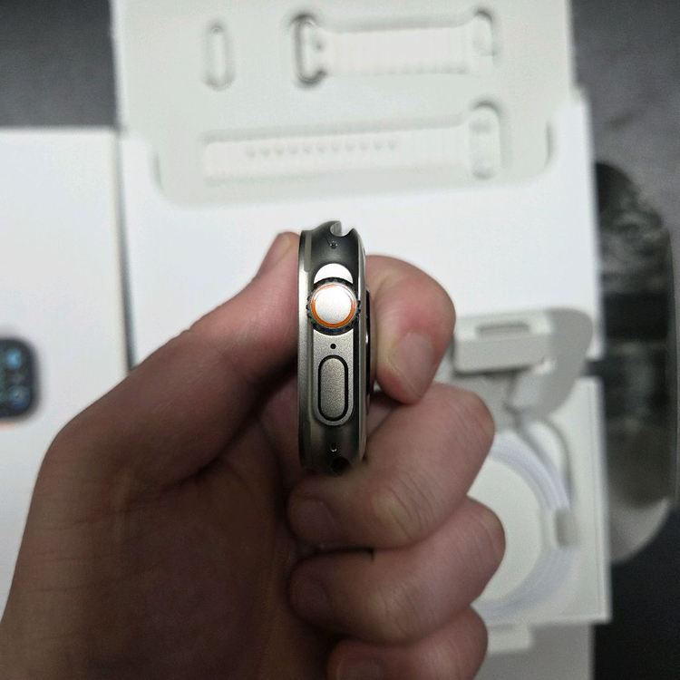 s급 애플워치 울트라2 49mm 내추럴 티타늄 팝니다!--6