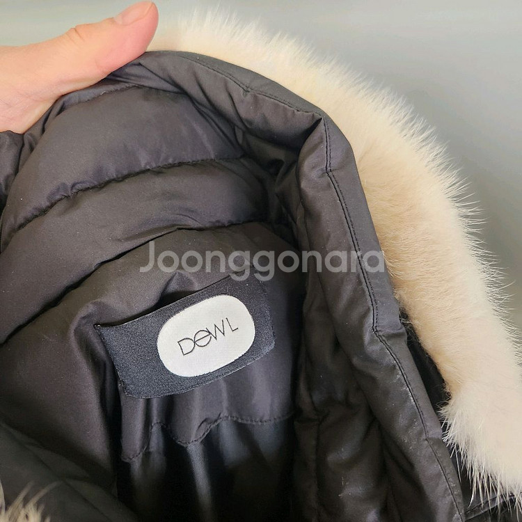 22y듀엘 폭스퍼구스롱패딩(552--4