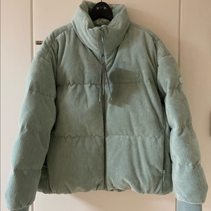 디스커버리 매장정품 코듀로이 구스다운 패딩 95사이즈