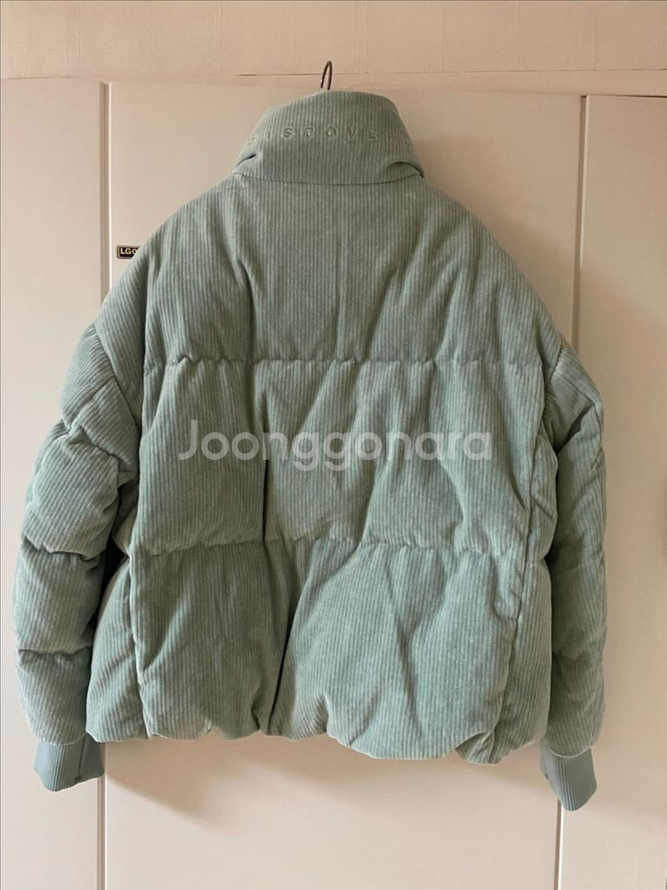 디스커버리 매장정품 코듀로이 구스다운 패딩 95사이즈--5