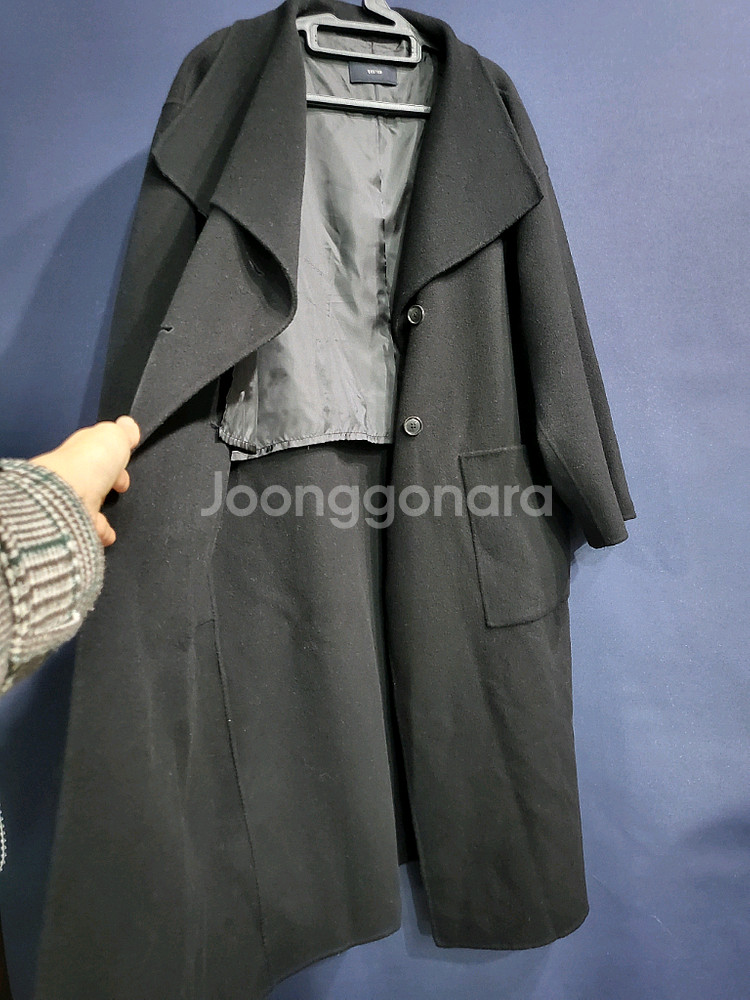 시스템(한섬) 울.캐시미어 롱코트--4