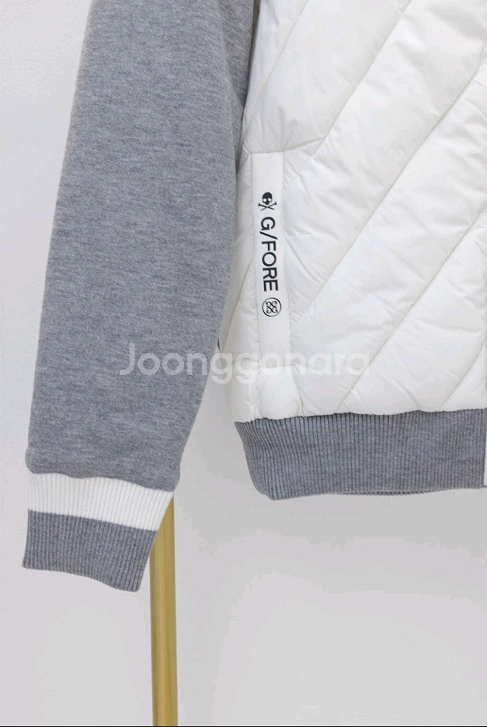 지포어 남성 니트 집업 패딩 자켓--7