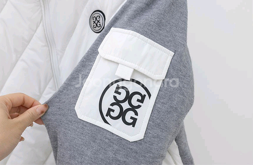 지포어 남성 니트 집업 패딩 자켓--5