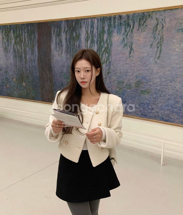 리즈 레나 울 스커트 팬츠 블랙 m--0