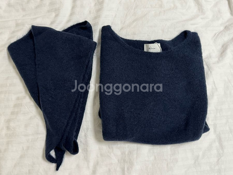 모이아 shawl knit set--3