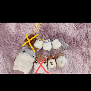 햄스터 인형 키링 햄스터클럽 인형 햄스터구락부 햄스터클